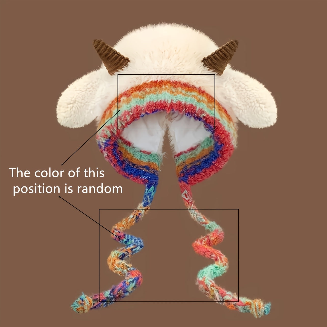 Gorro de Forro Polar con Orejas de Cordero y Pom - Lindo y Perfecto para el Invierno