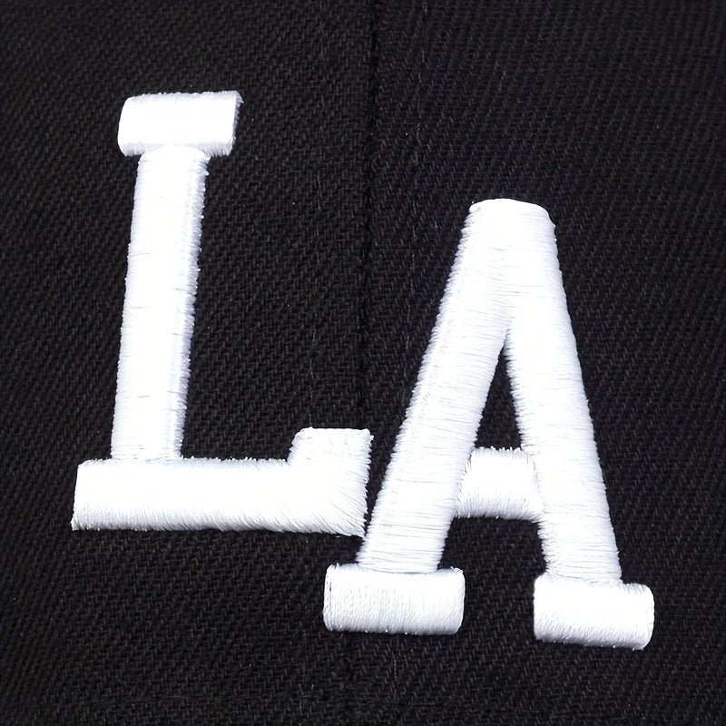 🖤 Gorra Clásica LA Bordada - Estilo Casual y Protección Solar 🖤