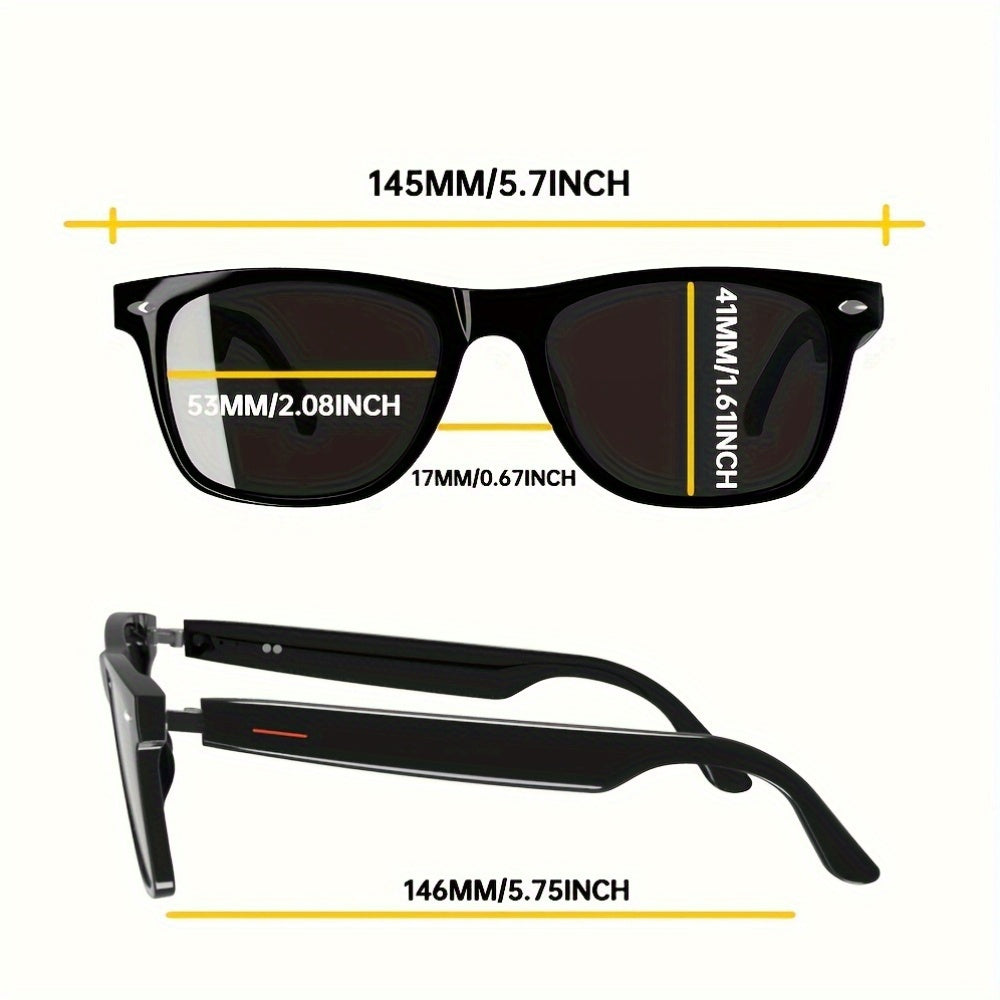 SENBONO Smart Glasses Wireless - Innovación y Estilo para tu Música y Llamadas 🎧📱  Especificaciones: