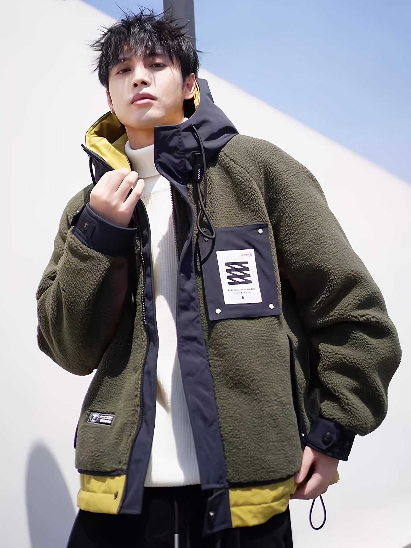 🧥 Chaqueta Casual de Invierno con Capucha para Hombre