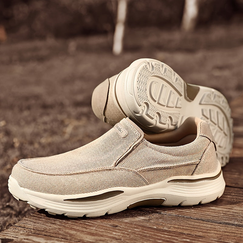 Zapatillas de Lona para Hombre de Gran Tamaño - Cómodas, Transpirables y Antideslizantes con Suela EVA