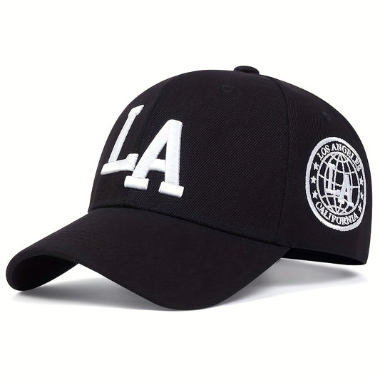 🖤 Gorra Clásica LA Bordada - Estilo Casual y Protección Solar 🖤