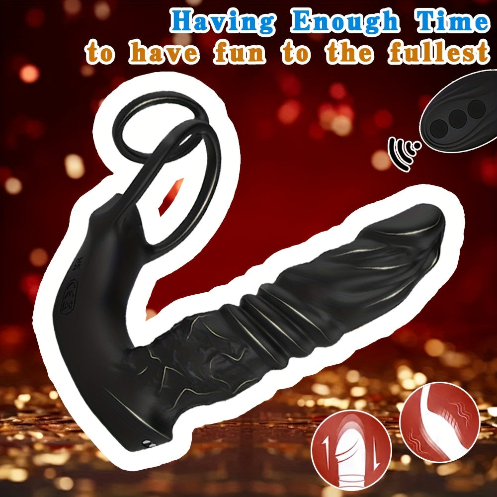 Vibrador 5 en 1 con Anillo Doble y Control por App – Placer de Última Generación 🔥