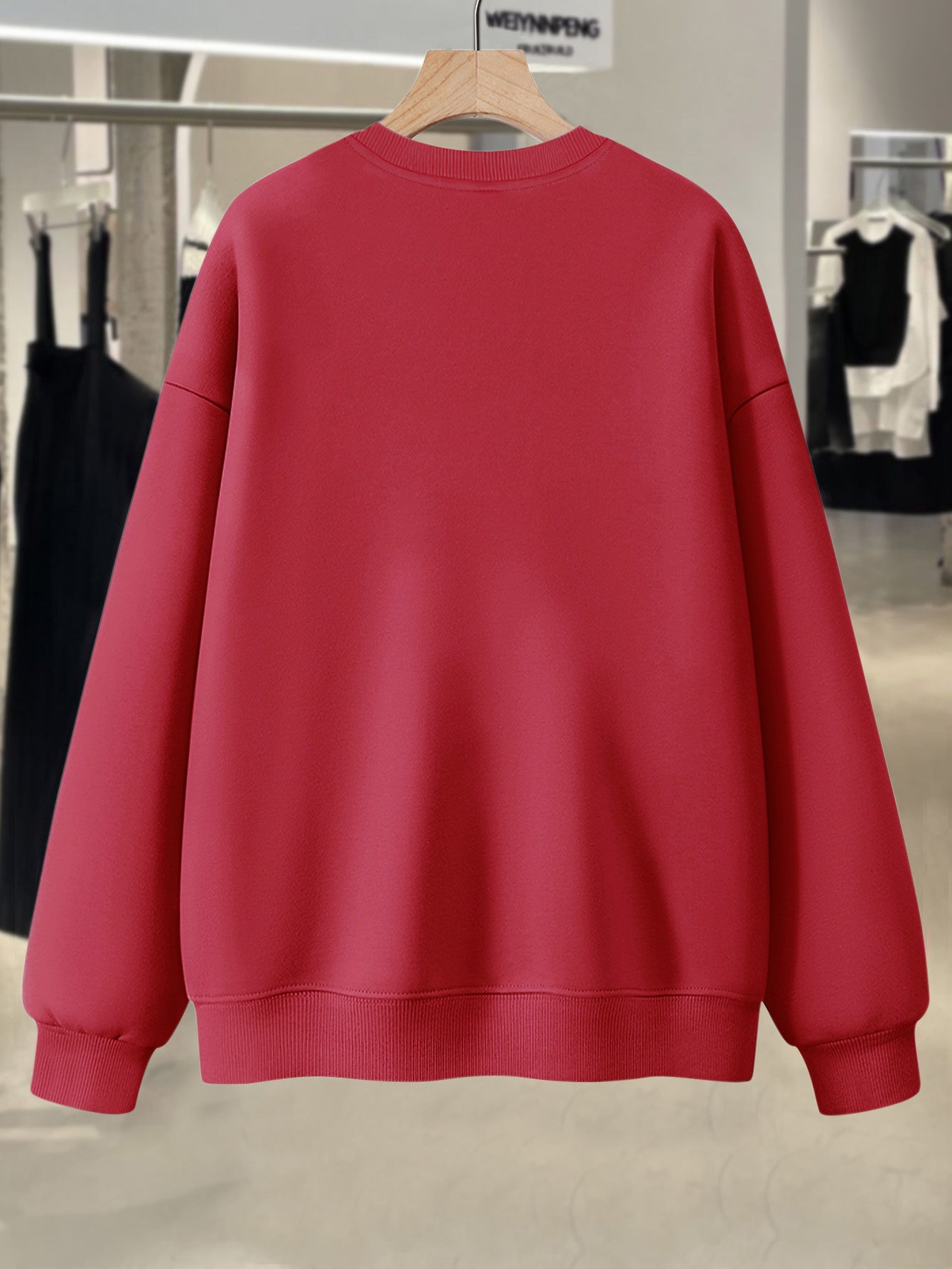 🐾 Sudadera Rosa con Estampado de Gatito para Mujer – Cuello Redondo y Puños Volados, Ideal para Primavera y Otoño 🌸