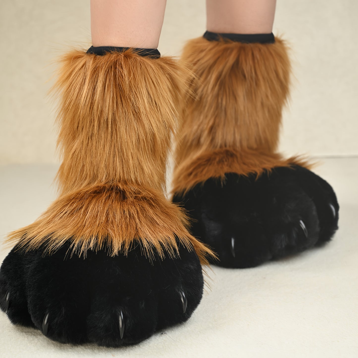 Pantuflas de Peluche con Temática Animal - Panda, Lobo, Perro y Zorro 🐾🐼🐺🦊