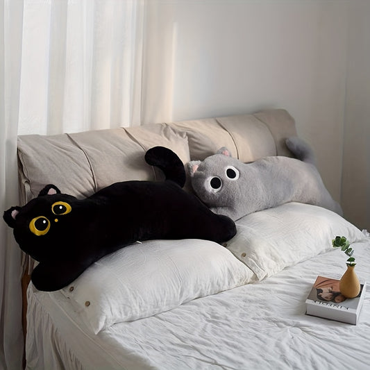 Almohadas en Forma de Gato en "S" - Suaves y Adorables 🐾✨