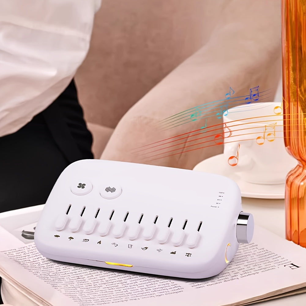 🌙 Máquina de Sonido Blanco Portátil – Relájate, Duerme Mejor y Desconéctate