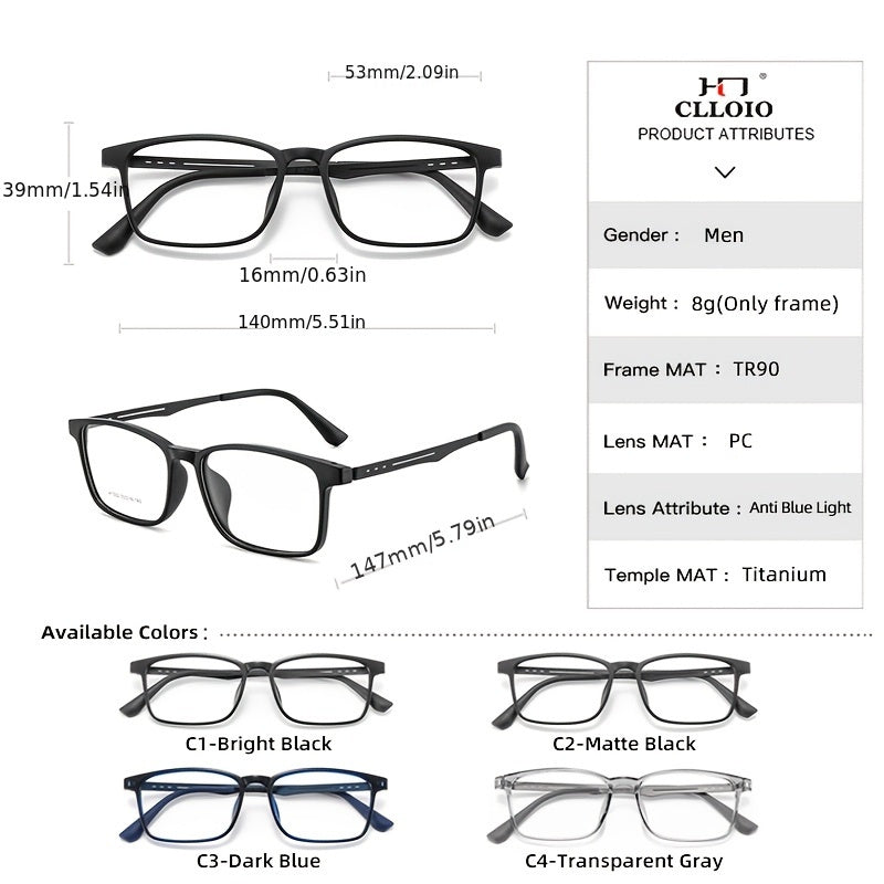 Gafas Fotocromáticas CLLOIO TR90 – Protección y Estilo en Cada Detalle