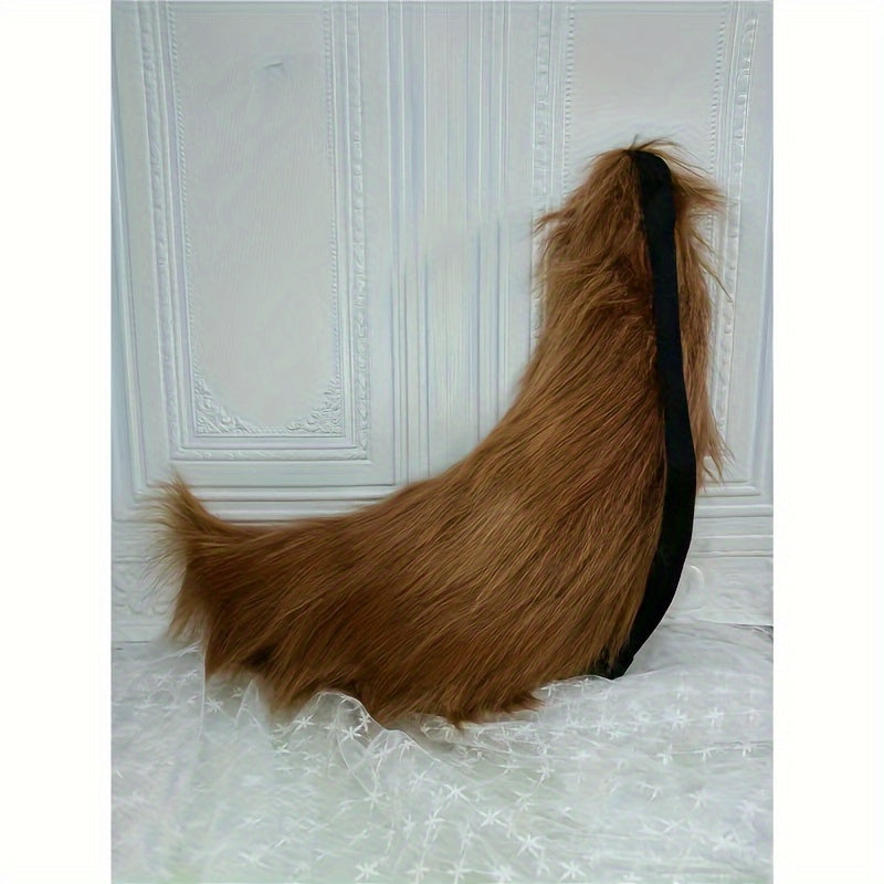 Cola de Animal para Cosplay - Accesorio Hecho a Mano de Peluche Falso 🐾✨
