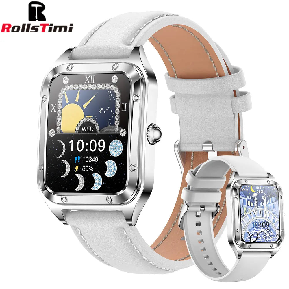 Smartwatch de Lujo Rollstimi Gold Diamond – Tecnología y Elegancia en tu Muñeca ⌚✨