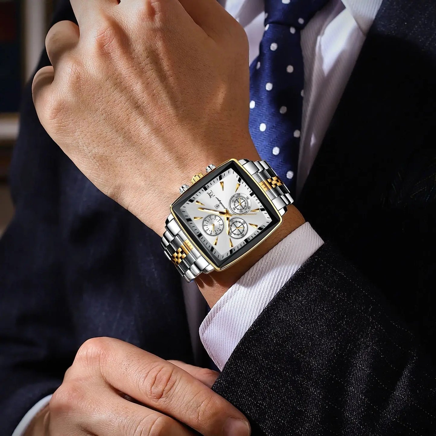 Reloj Deportivo de Lujo POEDAGAR – Resistencia y Estilo en un Diseño Cuadrado ⌚🔥