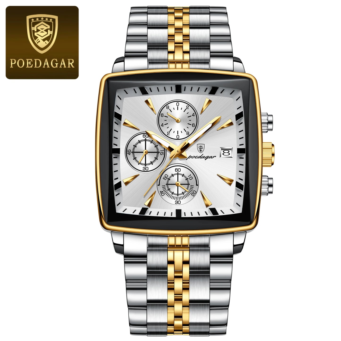 Reloj Deportivo de Lujo POEDAGAR – Resistencia y Estilo en un Diseño Cuadrado ⌚🔥