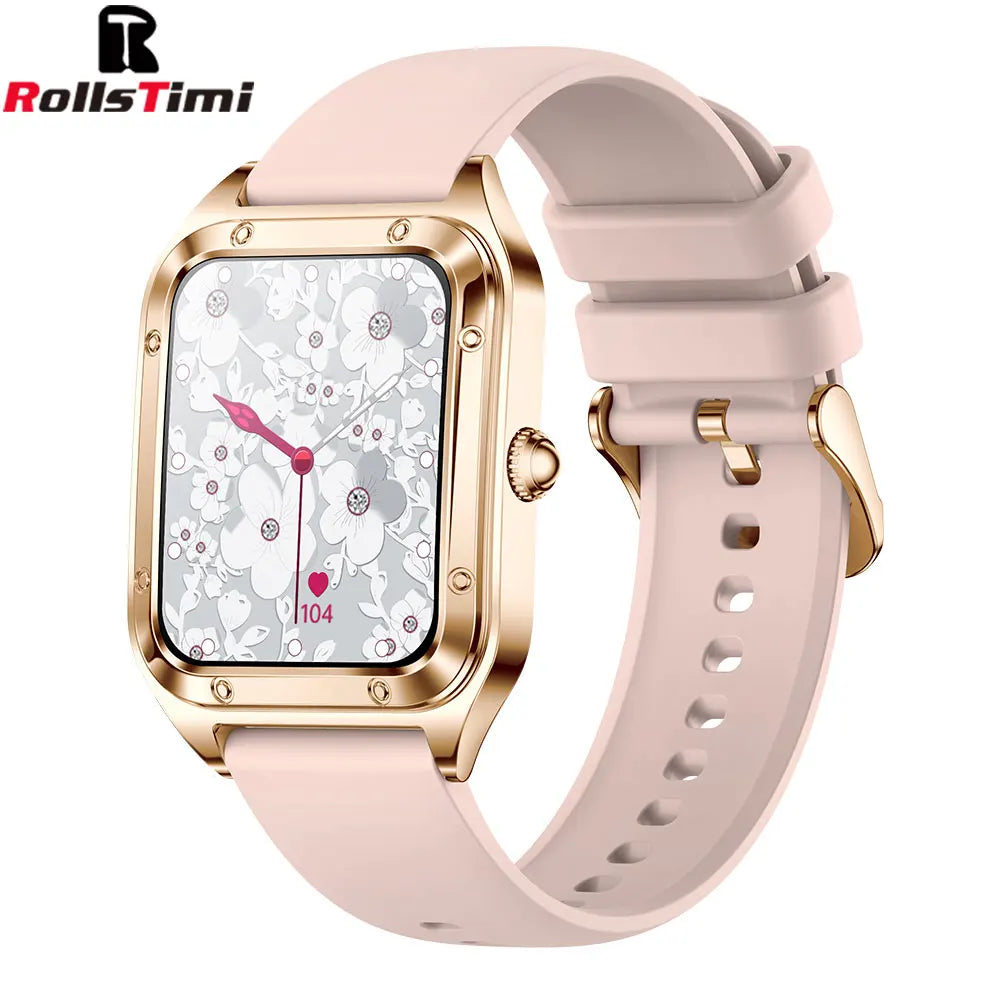 Smartwatch de Lujo Rollstimi Gold Diamond – Tecnología y Elegancia en tu Muñeca ⌚✨