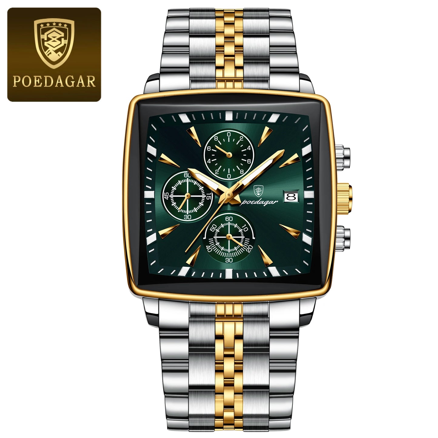 Reloj Deportivo de Lujo POEDAGAR – Resistencia y Estilo en un Diseño Cuadrado ⌚🔥