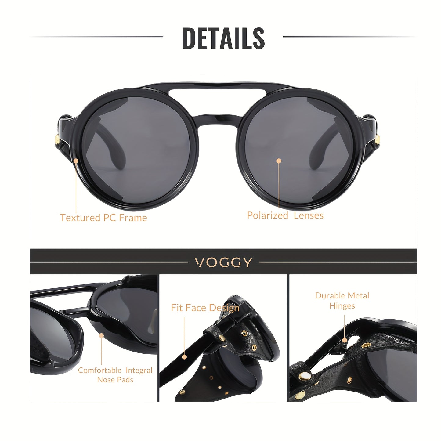 Gafas de Moda Retro Chic VOGGY – Estilo y Protección para Él y Ella 😎✨