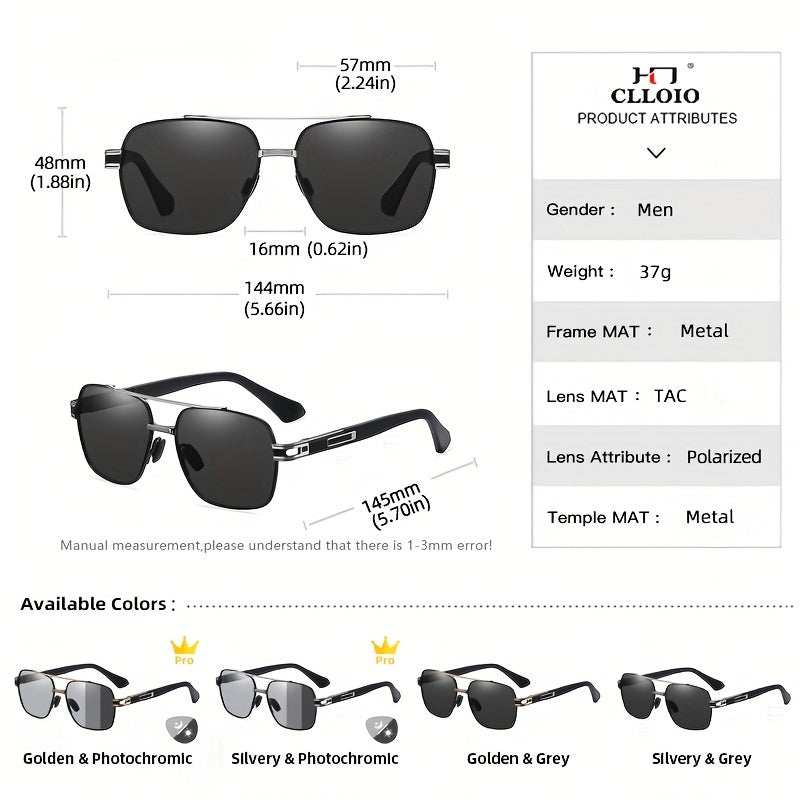 Gafas Fotocromáticas CLLOIO – Protección y Estilo para Conducción y Deporte
