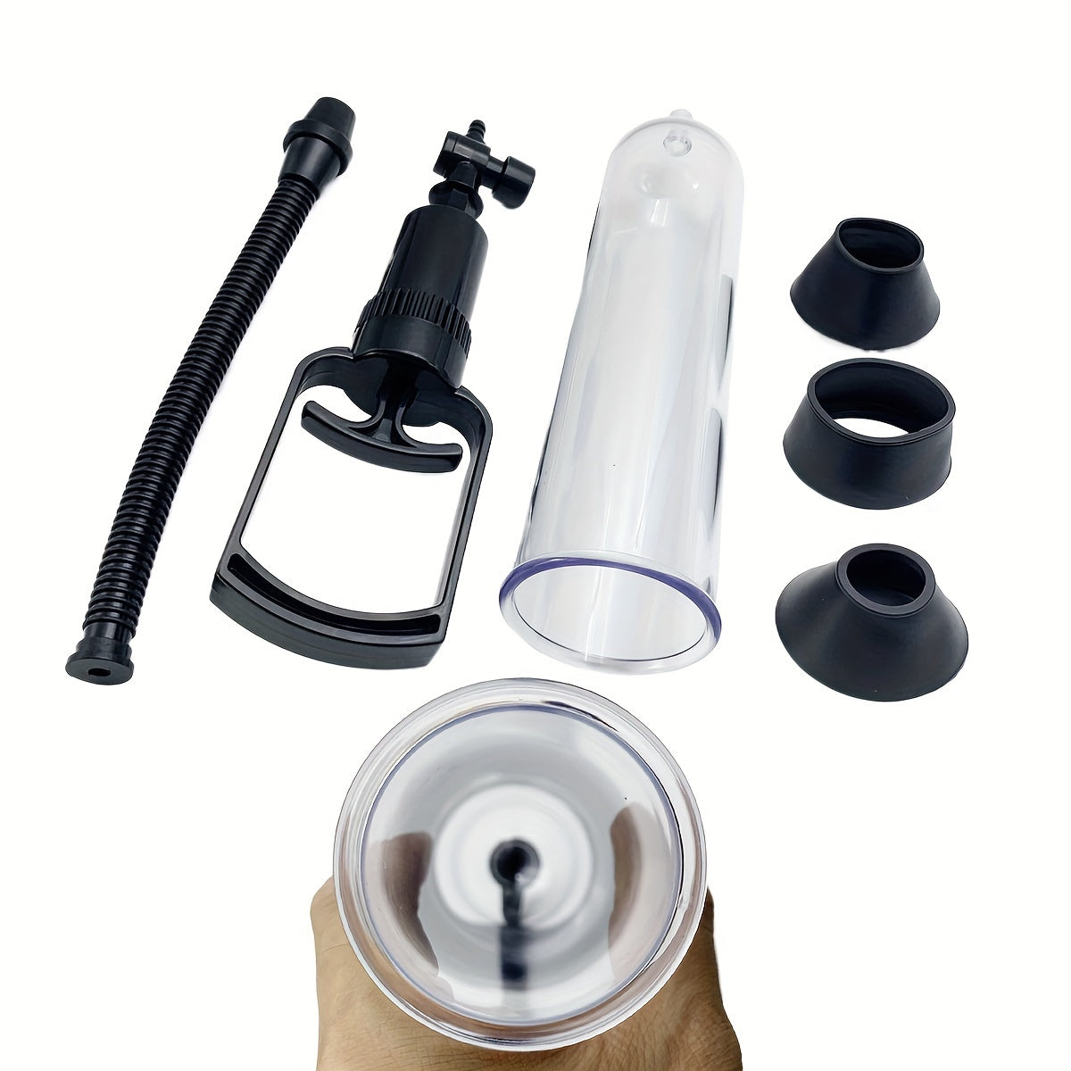 Set de 3 Bombas de Succión Manual para el Placer Masculino – Estimulación y Crecimiento 🔥