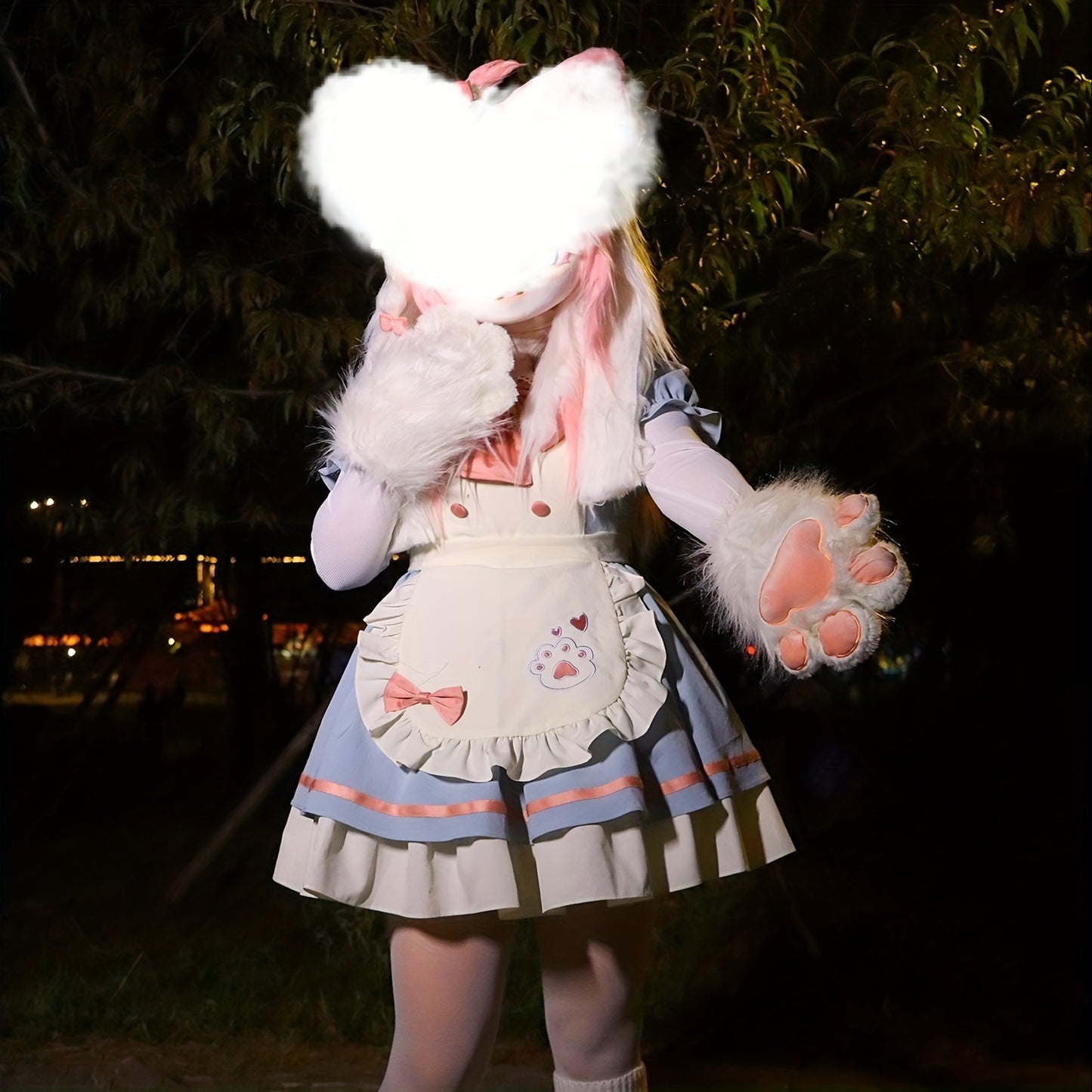 Guantes de Pata de Gato con Terciopelo Acolchado - Inspirados en Anime 🐾✨