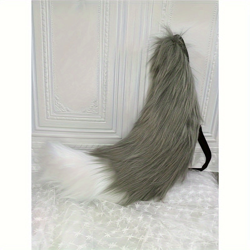 Cola de Animal para Cosplay - Accesorio Hecho a Mano de Peluche Falso 🐾✨