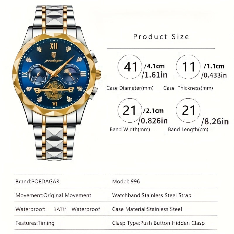 Reloj de Lujo Resistente al Agua – Elegancia y Funcionalidad en un Solo Diseño ⌚✨