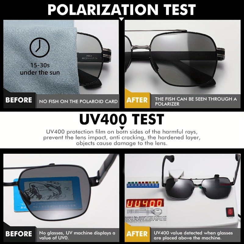 Gafas Fotocromáticas CLLOIO – Protección y Estilo para Conducción y Deporte
