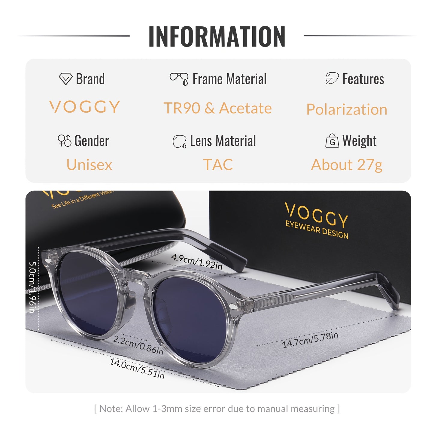 Gafas VOGGY Retro Chic – Estilo y Protección para Él y Ella 😎🔥