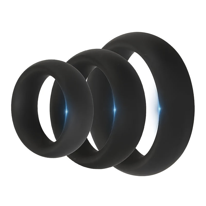 Pack de 3 Anillos de Silicona para Hombres – Mejora tu Resistencia y Placer 🔥