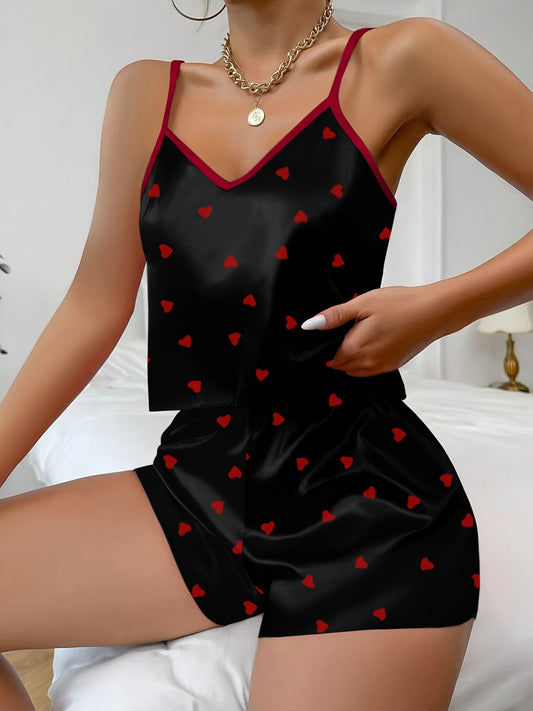 Set de Shorts con Liguero "Black Love" – Elegancia y Sensualidad en un Solo Look 🖤❤️