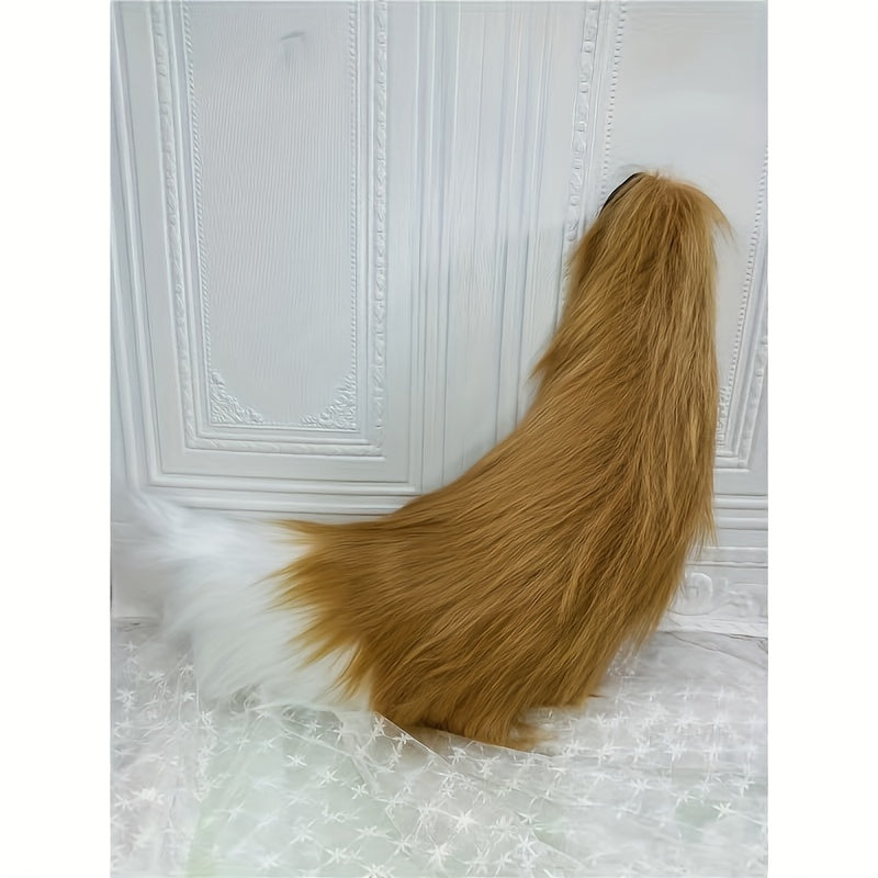 Cola de Animal para Cosplay - Accesorio Hecho a Mano de Peluche Falso 🐾✨