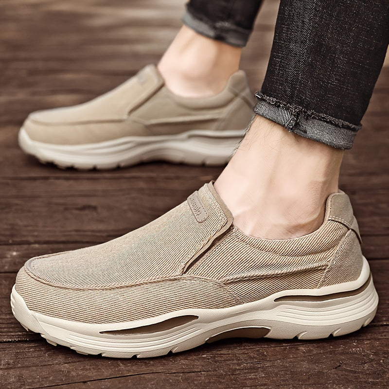Zapatillas de Lona para Hombre de Gran Tamaño - Cómodas, Transpirables y Antideslizantes con Suela EVA