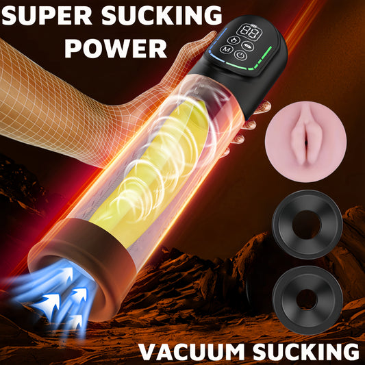 Bomba de Succión Eléctrica para Hombres – Entrenamiento y Placer en un Solo Dispositivo 🔥