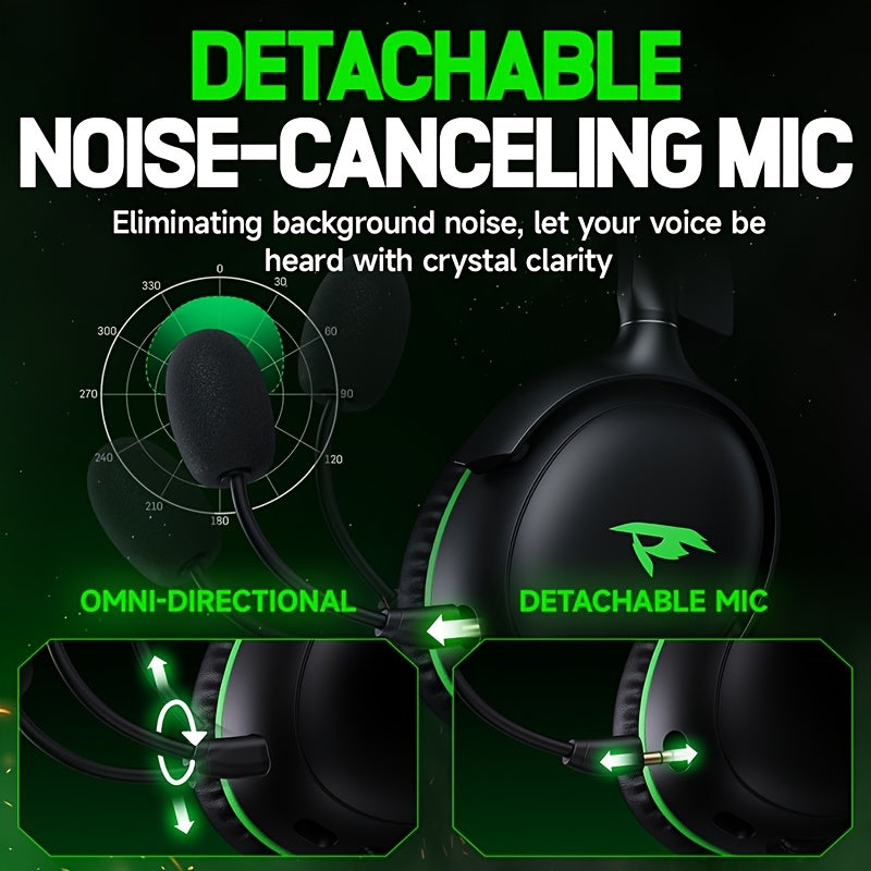 🎧 KOFire Auriculares Inalámbricos para Gaming – Compatibles con XBOX, PS5, PC y más | Micrófono con Cancelación de Ruido | Sonido Hi-Fi | Hasta 60h de Juego