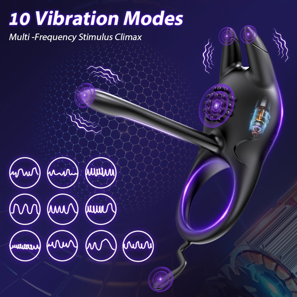 Anillo Vibrador – Placer Intenso para Hombres y Parejas 🔥