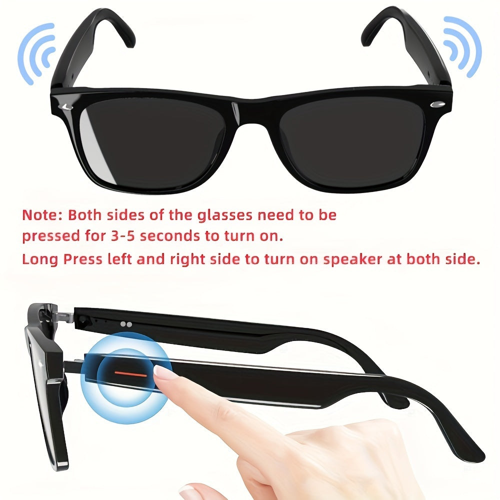 SENBONO Smart Glasses Wireless - Innovación y Estilo para tu Música y Llamadas 🎧📱  Especificaciones: