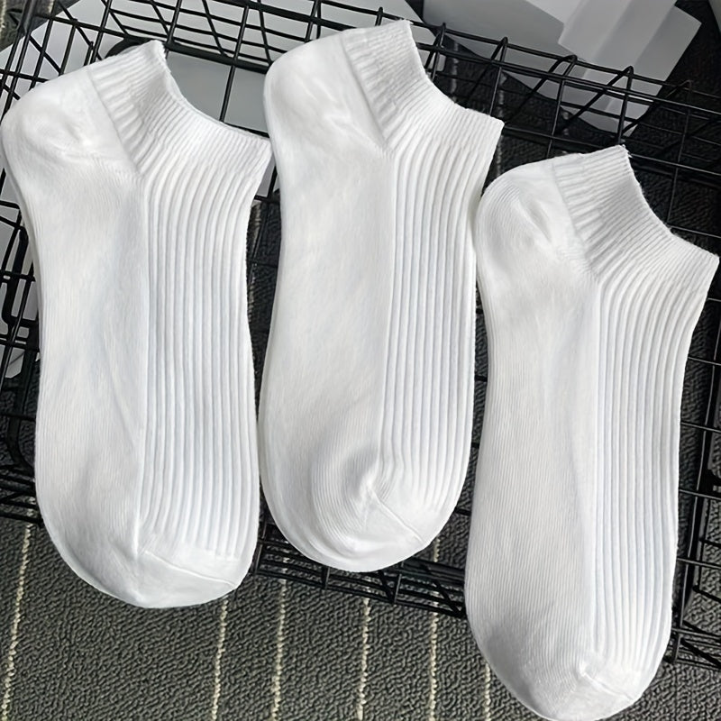 🧦 Pack de 12 Pares de Calcetines Cortos Blancos - Cómodos, Versátiles y Suaves 🧦  ✨