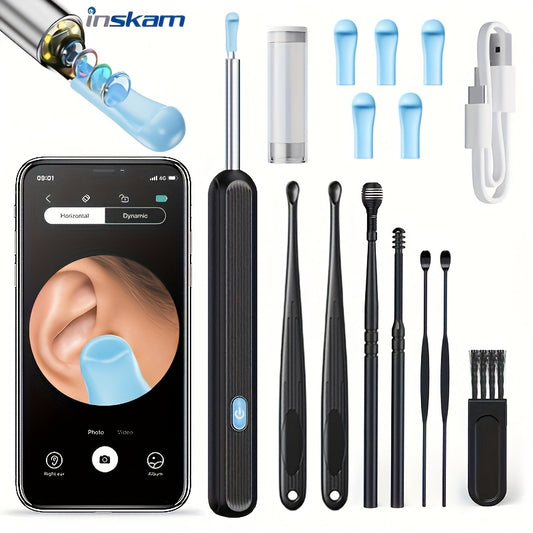 Limpieza de Oídos Inteligente con Cámara – INSKAM Visual Ear Pick 👂🔍