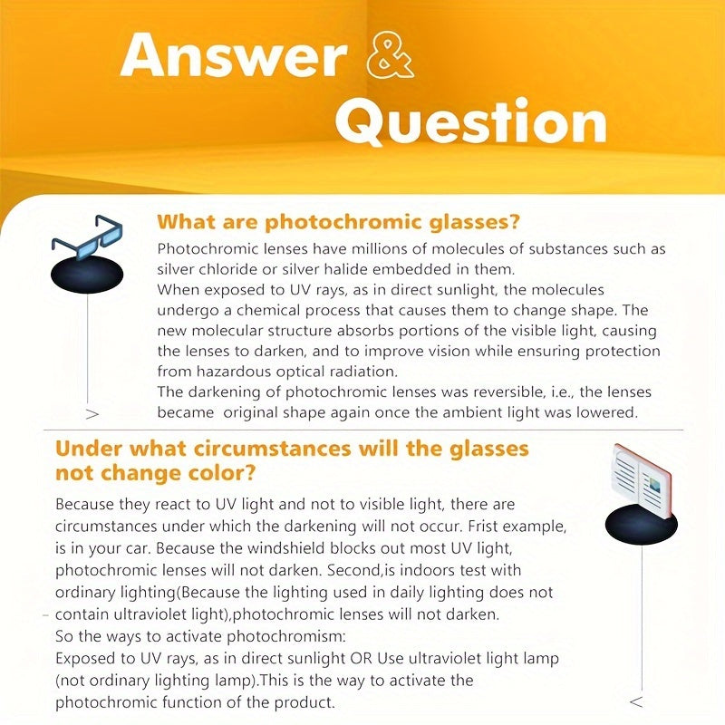 Gafas Fotocromáticas CLLOIO TR90 – Protección y Estilo en Cada Detalle