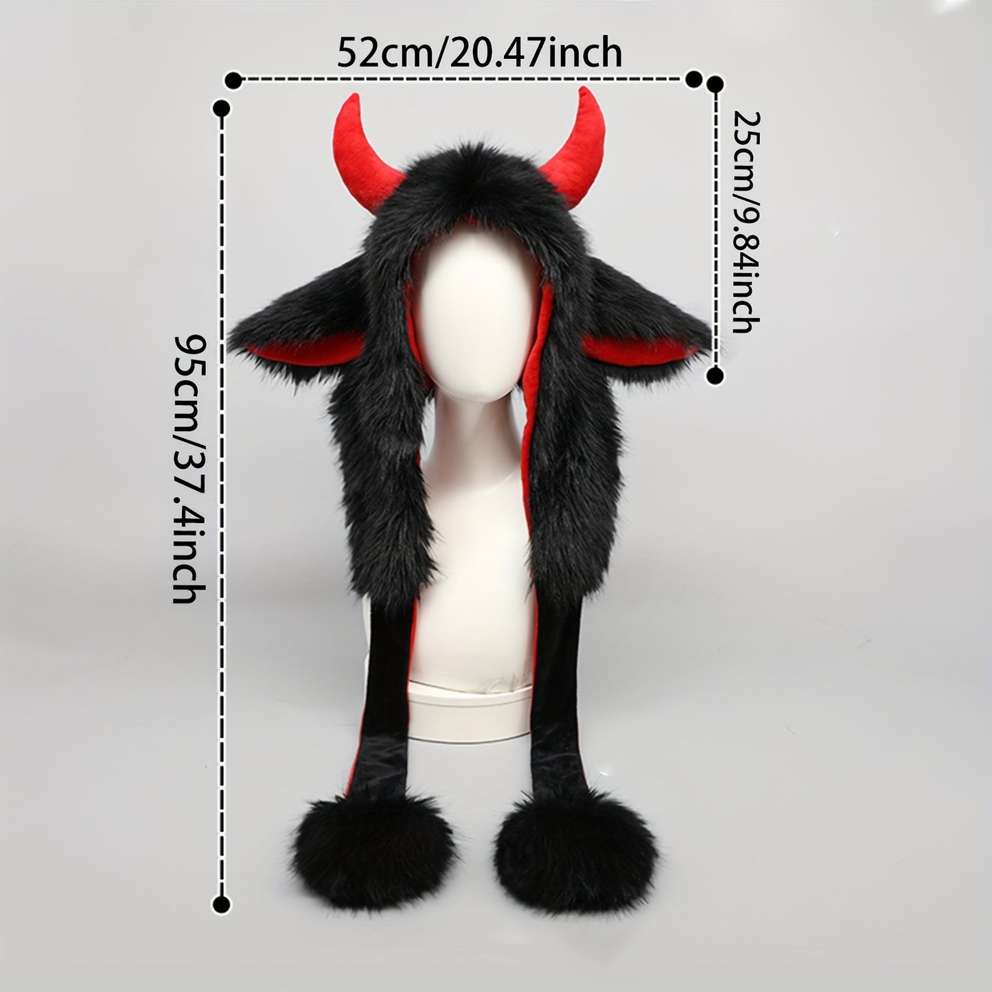 Gorro Invernal con Cornamenta de Alce - Diseñado para Festividades y Disfraces 🦌❄️