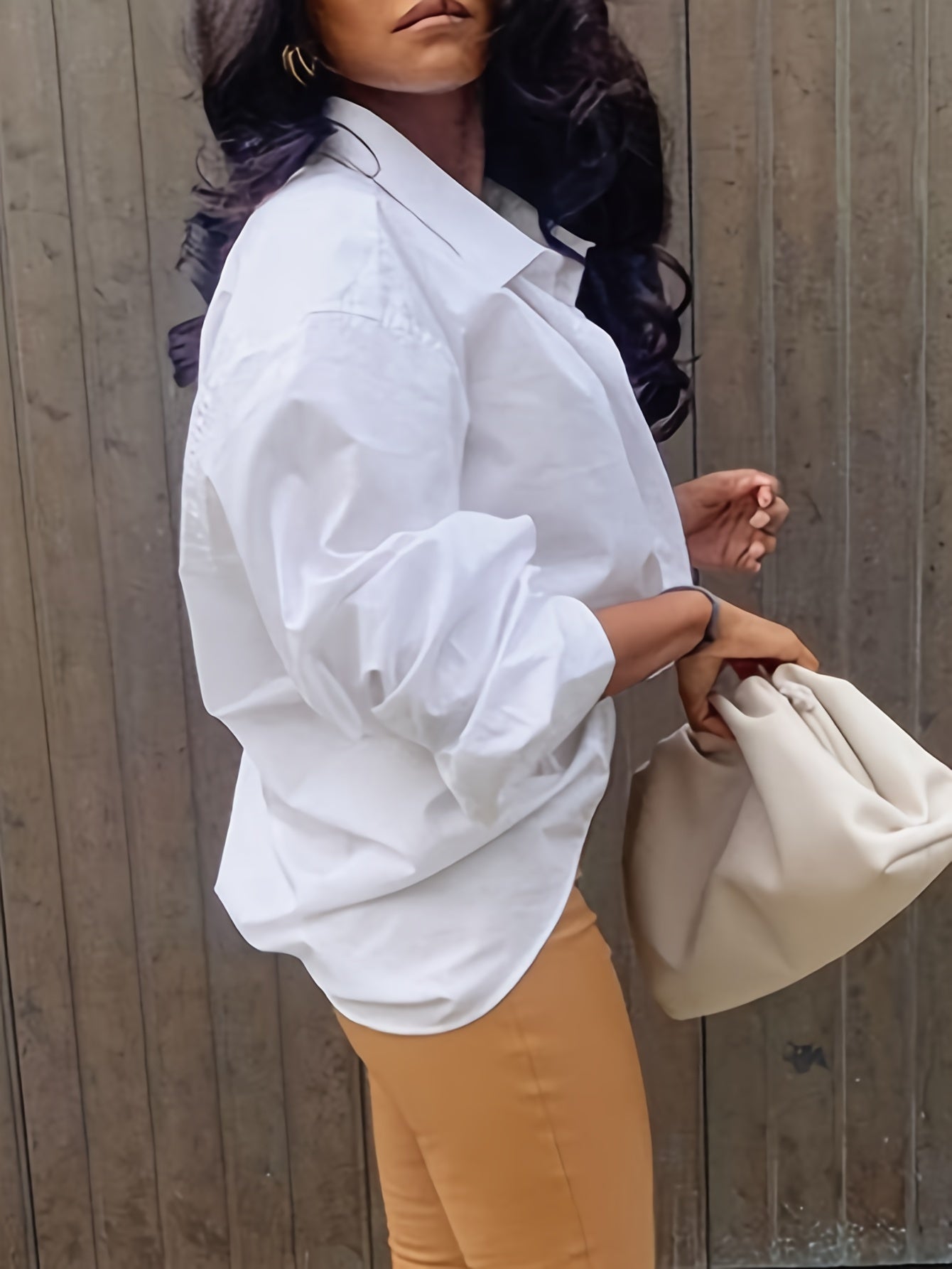 🐾 Camisa Casual con Estampado de Gatito – Bolsillo Frontal y Botones, Ideal para Primavera y Otoño