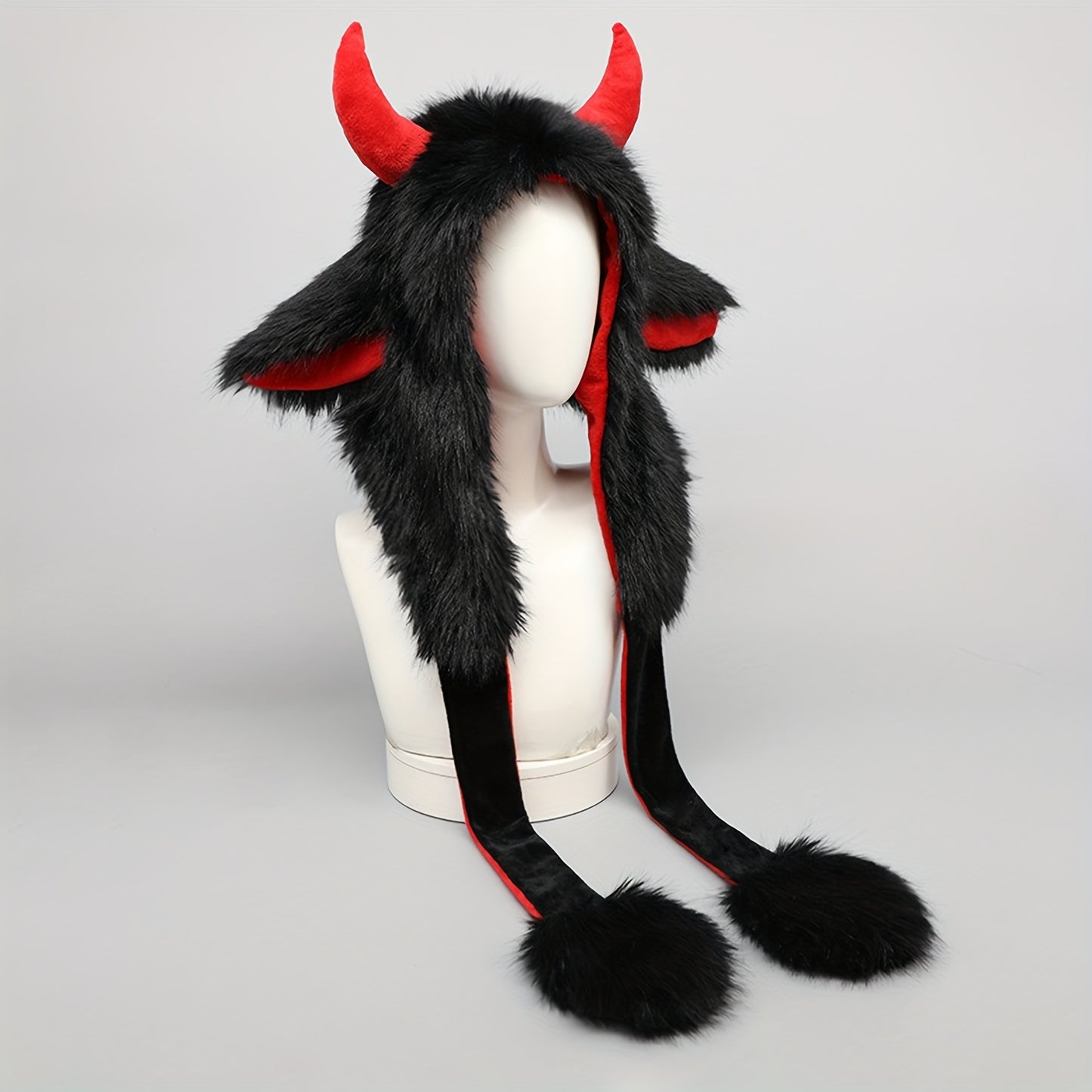 Gorro Invernal con Cornamenta de Alce - Diseñado para Festividades y Disfraces 🦌❄️