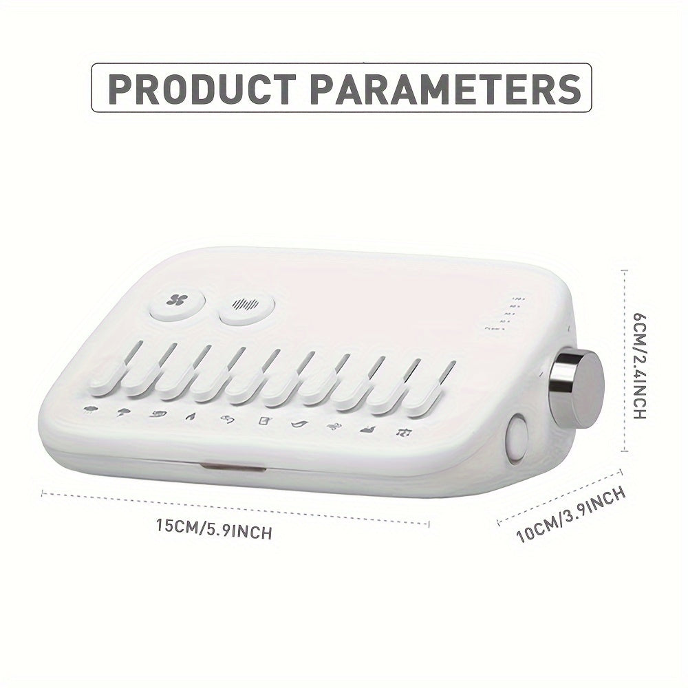🌙 Máquina de Sonido Blanco Portátil – Relájate, Duerme Mejor y Desconéctate