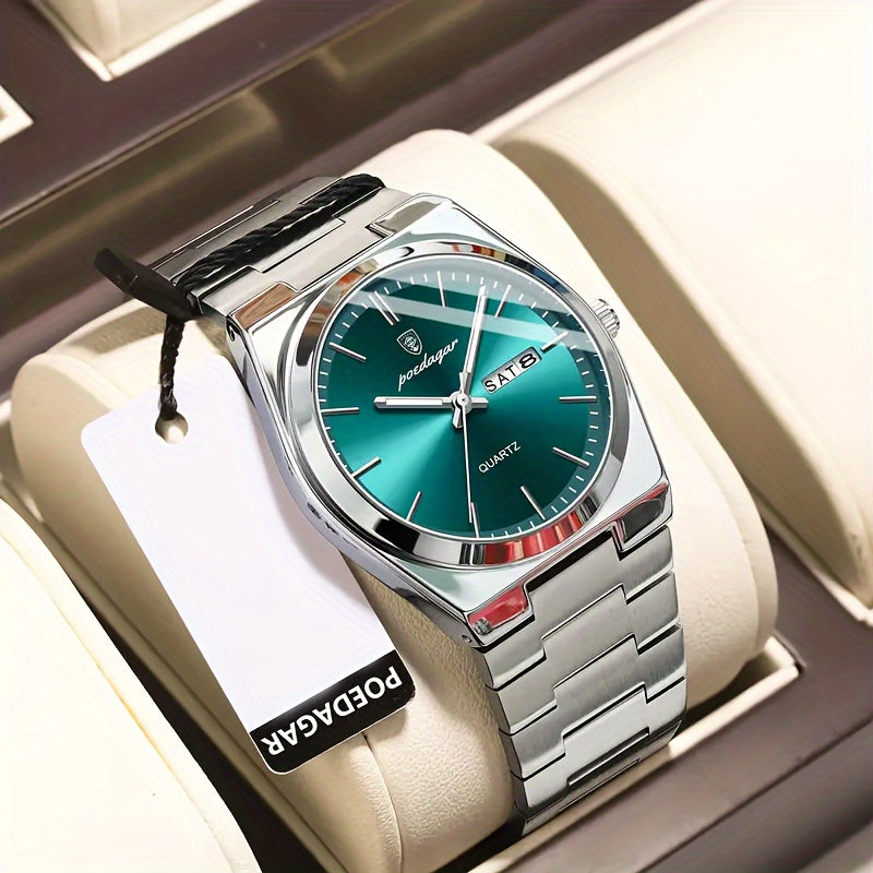 ⌚ Set de 2 Relojes de Cuarzo Luminiscentes - Elegancia y Estilo para Hombres ✨