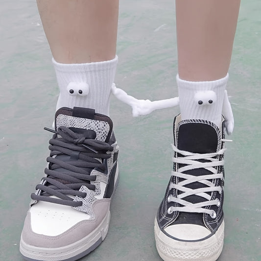 Calcetines "Mano con Mano" para Mujeres - Diseñados para Parejas Magnéticas 🧦💞