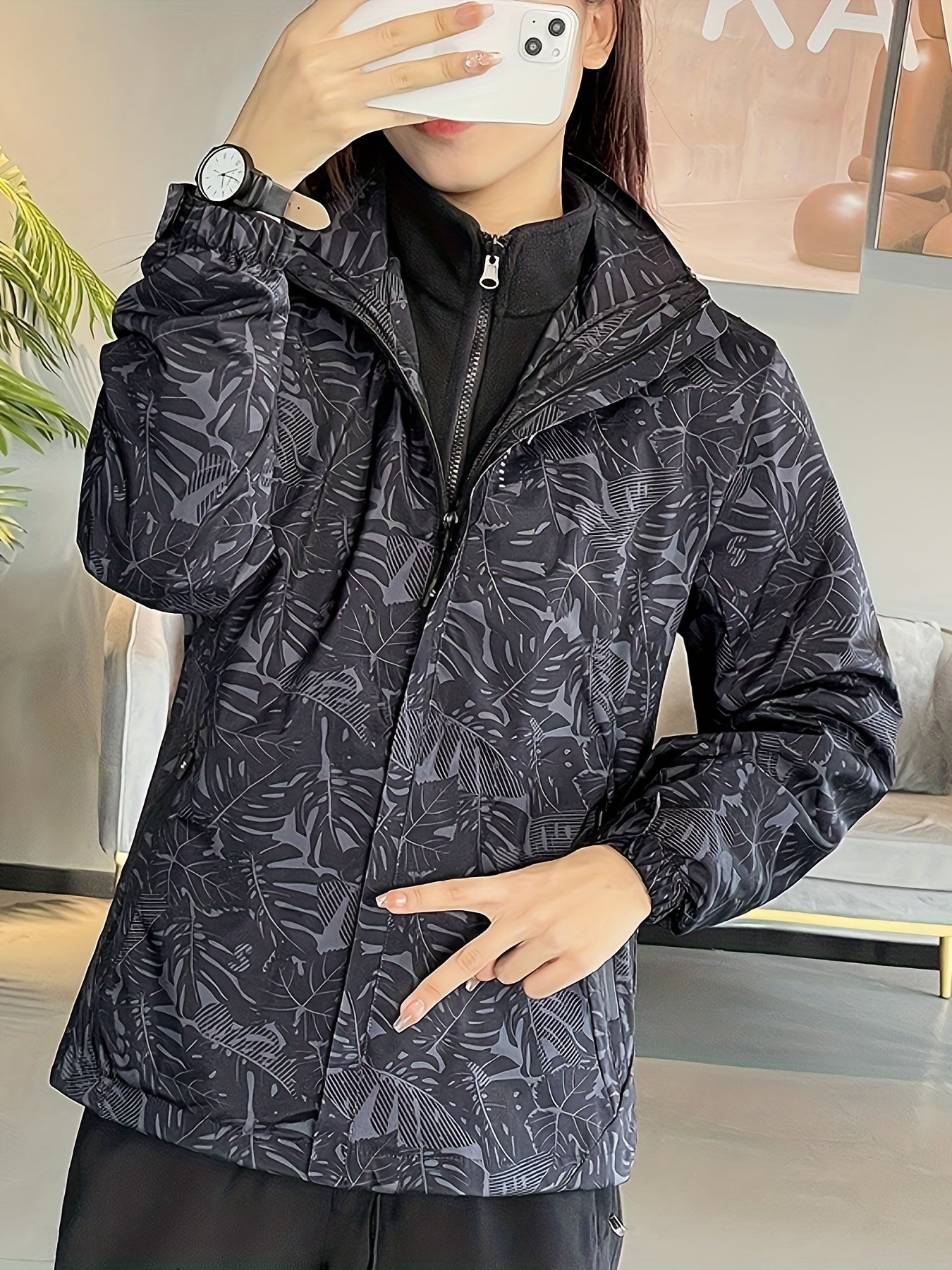 🌿 Chaqueta Rompevientos para Mujer – Estilo Outdoor para Parejas, Ideal para Senderismo y Montañismo en Primavera y Otoño