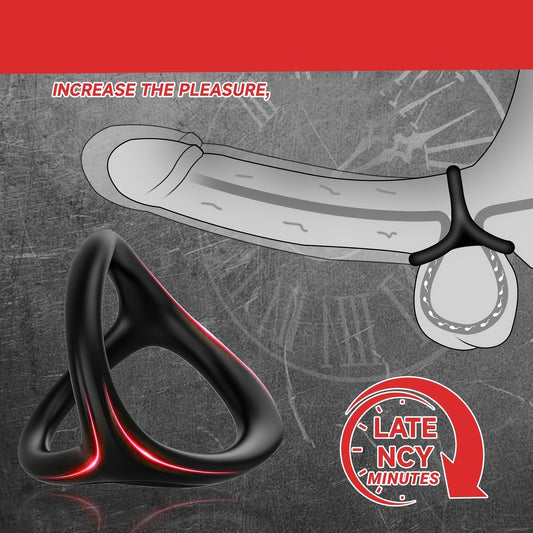 Anillo de Silicona para Hombres – Control, Resistencia y Placer en un Solo Toque 🔥