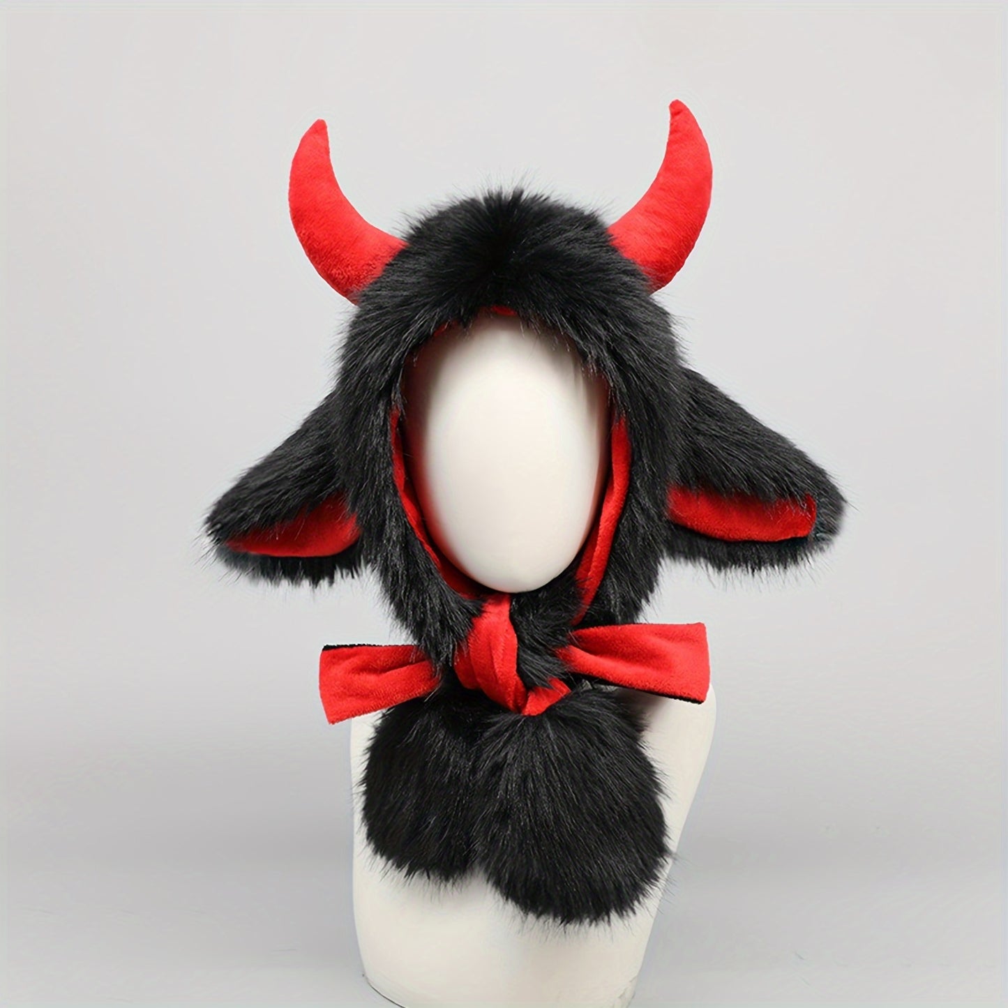 Gorro Invernal con Cornamenta de Alce - Diseñado para Festividades y Disfraces 🦌❄️